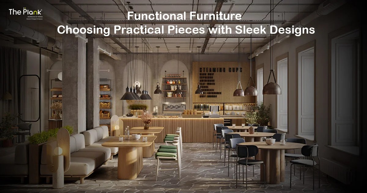 Functional Furniture in cafe interior design